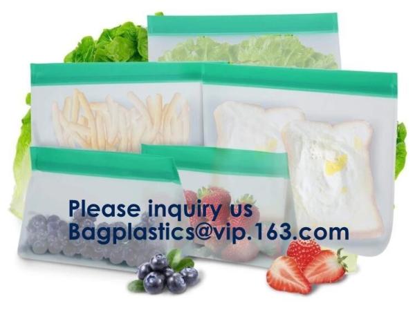 Reusable PEVA Standing Bag for Food Storage and Milk,FDA Reusable Standing