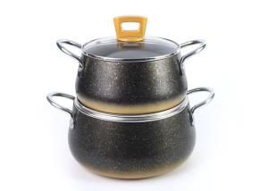 Wholesale Easy Clean Induction 2 Pcs 12L Ceramic Cookware Sets from china suppliers