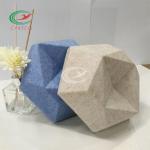 Odorless Felt Hexagon Acoustic Panels For Wall 3D Decoration
