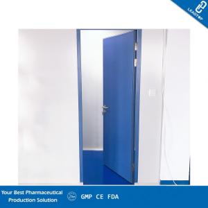 Wholesale Blue Color Auto Closing Pharmaceutical Clean Room Door With CE Certification from china suppliers