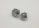 Silver PBT 19mm 1no1nc Anti Vandal Push Button Switch