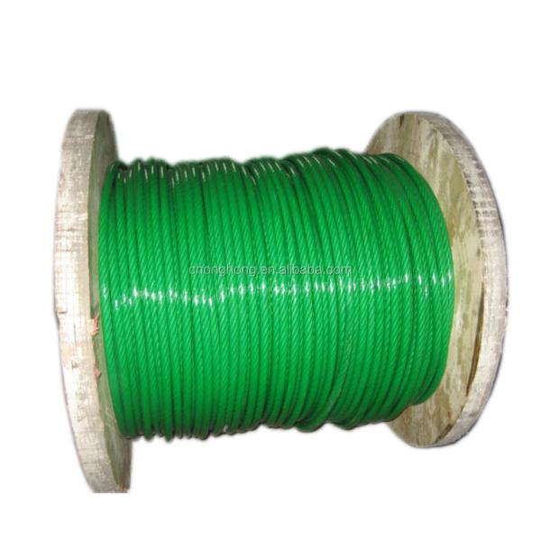 Safety Waterproof PVC Coated Stainless Steel Wire Rope for Other Processing