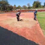 Environmental Rubber Athletic Running Track Prefabricated System Running Track