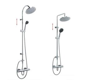 Wholesale Height Flexible Adjust Bathroom Shower Set With Shower Head And Hand Shower from china suppliers