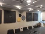 Wall Panels Fabric Wrapped Acoustic Sound Absorbing Fiberglass Board