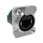 Panel Mount Waterproof Rj45 Network Connector Right Angle Shield Female RJ45
