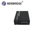 10/100M optic Media Converter Dual Fiber Single mode with 2 RJ45 ports IP switch