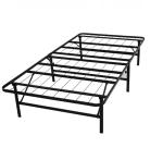 Very Affordable Black Wire Mesh Adult Steel Iron Metal Bed Frame for Comfortable