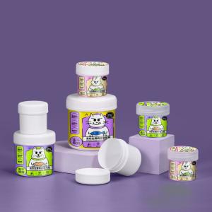 Wholesale HDPE Collar Wide-Mouth Pet Snack Container Jars for CANDY and Snack Organization from china suppliers