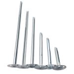 Cylindrical Coarse Thread Metal Insulation Anchors Strength Insulation Nail