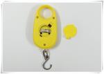 Hand Held Digital Hanging Scale Yellow Shell With Hard Steel Hook