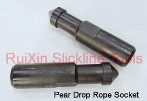 Wholesale HDQRJ Pear Drop 1.25 Inch Rope Socket Slickline Tools Nickel Alloy from china suppliers