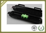 Outdoor Optical Fiber Junction Box Waterproof With Black Color 1 Into 1 Out