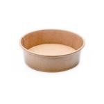 Ice Cream Brown Eco Friendly 9oz Kraft Paper Salad Bowl Salad Paper Bowl With