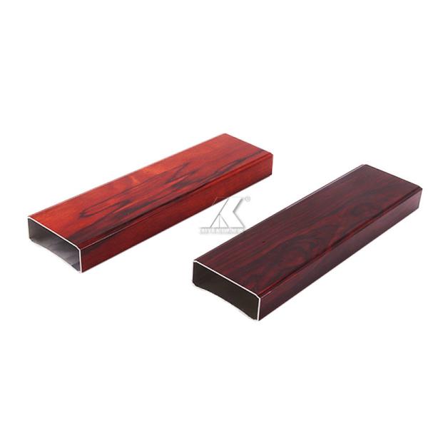 Factory Price Whole Sale Customized Wood Grain Aluminum Pipe / Tube - Buy