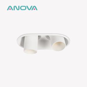 Wholesale Customizable Anti-Glare GU10 Recessed Spotlight Frame Designed For Commercial Spaces from china suppliers