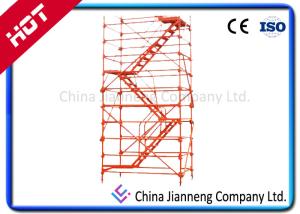 Wholesale Spray Painted Steel Scaffold Stair Access Towers , 3m Height Per Piece Building Scaffold Tower from china suppliers