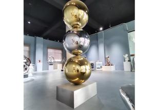 Wholesale Custom Size Polished Stainless Steel Ball Sculpture from china suppliers