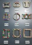 Colorful Antique Customized Plastic Shoe Buckles For Gifts Shoe , Eco Friendly