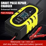 CAR CHARGER 12V/24V 10A 9Stage Lead Acid Battery Charger for Car Motorcycle