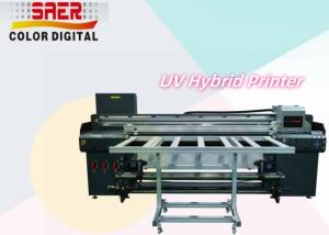 Wholesale SAER 1.8m Hybrid UV Printer For Different Material KT Board / PVC / Soft Film / Leather from china suppliers