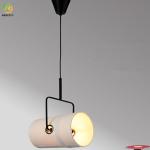 Modern Simple Cloth Bucket Chandelier For Living Room Restaurant Cafe Bedroom