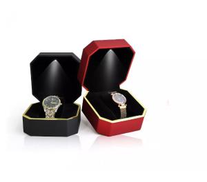 Wholesale OEM Octagon Wrist Watch Packaging Box Handmade Led Watch Box from china suppliers
