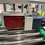 25pcs/minute Electric Driven Aluminum Foil Paper Roll Rewinding Machine for