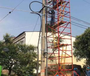 Wholesale Strong Non Conductive Fibreglass Scaffold Tower For Wire Pole Repairement from china suppliers