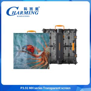 Wholesale Screen Transparent Film Glass Wall For Advertising Video Flexible Window Panel High Digital 3D P3.91 Led Indoor from china suppliers