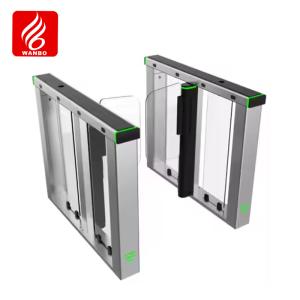 Wholesale Stainless Steel RFID Smart Speed Gate Turnstile Qr Code Swing Barrier For Pedestrian Access Control from china suppliers