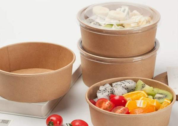 20 OZ DISPOSABLE BOWLS MICROWAVABLE DISPOSABLE TAKE AWAY BOWLS WITH LIDS PAPER