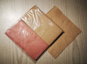 Wholesale Disposable Skin Friendly Color Paper Napkin 17gsm Soft Of Two Color from china suppliers