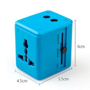 China Customized Travel Power Adapter With 4 USB And Type C Electrical Plug Socket 250V on sale