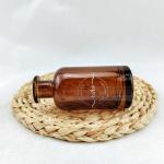 Round Cap Clear Glass 200ml Aromatherapy Bottle for Car and Room Diffuser