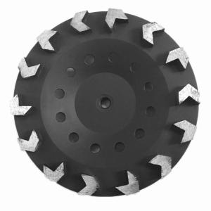 Wholesale 6 Seg 5 Diamond Grinding Wheels Arrow Shaped Concrete Polishing Wheel For Grinder from china suppliers