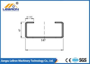 Wholesale 47 - 147mm 8m/Min C Purlin Roll Forming Machine For Galvanized Steel Coil from china suppliers