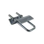 Square Zinc Beam Clamp Blue White Stamping Parts U Form Bolt Steel Strut