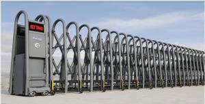 Wholesale Intelligent Wireless Motorized Collapsible Metal Auto Retractable Gates IP 44 from china suppliers