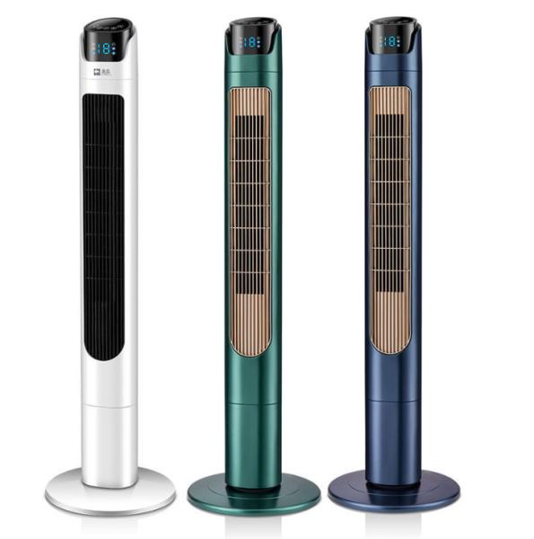 Heater Household Tower Fan Sitting Vertical Remote Control Vaneless Silent