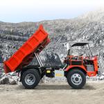 Diesel Engine Underground Mining Truck 3.5 Ton With Strong Kinetic Energy