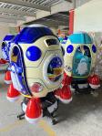Hot space capsule kiddie ride swing kids ride coin operated kiddie rides for