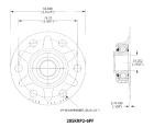 205KRP2-6PF Double Seal Nonstandard Agricultural Machinery Bearing High