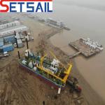 17m-50m Total Length Hydraulic Pump Control Wheel Bucket Sand Dredger for