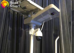 China 4G WIFI Integrated Solar Street Light With Camera Mono Crystalline Silicon Material on sale