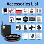 80-120CM Rotating Stand Wedding Fantasy 360 Photo Booth Overhead Machine with