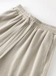 2024 Spring Summer Sweat Shorts Side Striped Fake Zipper Knit Waffle Jogger
