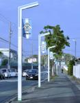 Outdoor Minimalistic Style Lighting Pole Decorative Garden Lamp Posts