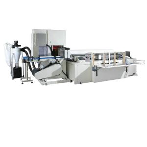 Wholesale Reasonable Price Full Automatic Industrial Toilet Paper Roll Cutting Machine Band Saw Cutting Machine 15KW 3 Phase 4line from china suppliers
