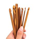 Sweater Knitting Circular Bamboo Handle Crochet Hooks Smooth Weave Craft Needle